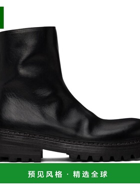 1h可退 【美国直邮】marsèll 黑色 Carrucola 踝靴 时尚百搭舒适