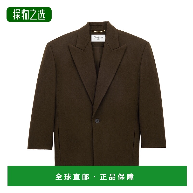 香港直邮Saint Laurent 羊毛短大衣 850887Y5J78