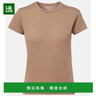 1h可退 香港直邮Velvet 女士 Sierra 棉质T恤 brown棕色 舒适时尚