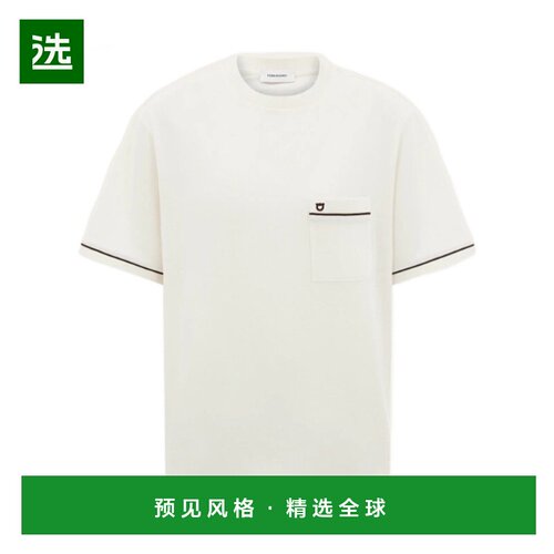 1h可退 香港直邮Salvatore Ferragamo Gancini T恤 13I068