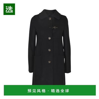 1h可退 香港直邮Fay 女士 羊毛羊绒大衣 NAW54493060WIL black黑