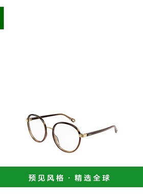 香港直邮Chloe 圆形微标平光镜 FRANKY CH0033O