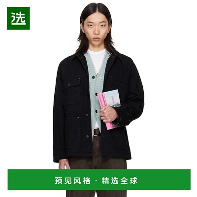 1h可退 香港直邮vowels 男士 黑色夹克 OW01599 black黑色 舒适时