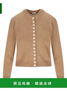 香港直邮CELINE 女士针织衫 RY0NG317V02CM SS2026 长袖驼色开衫