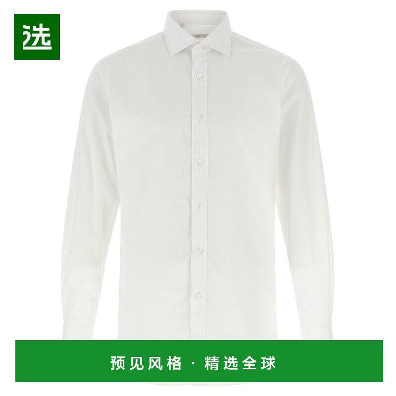 香港直邮BRIONI 男士衬衫 RCT30LPC05L9000 CO白色男装