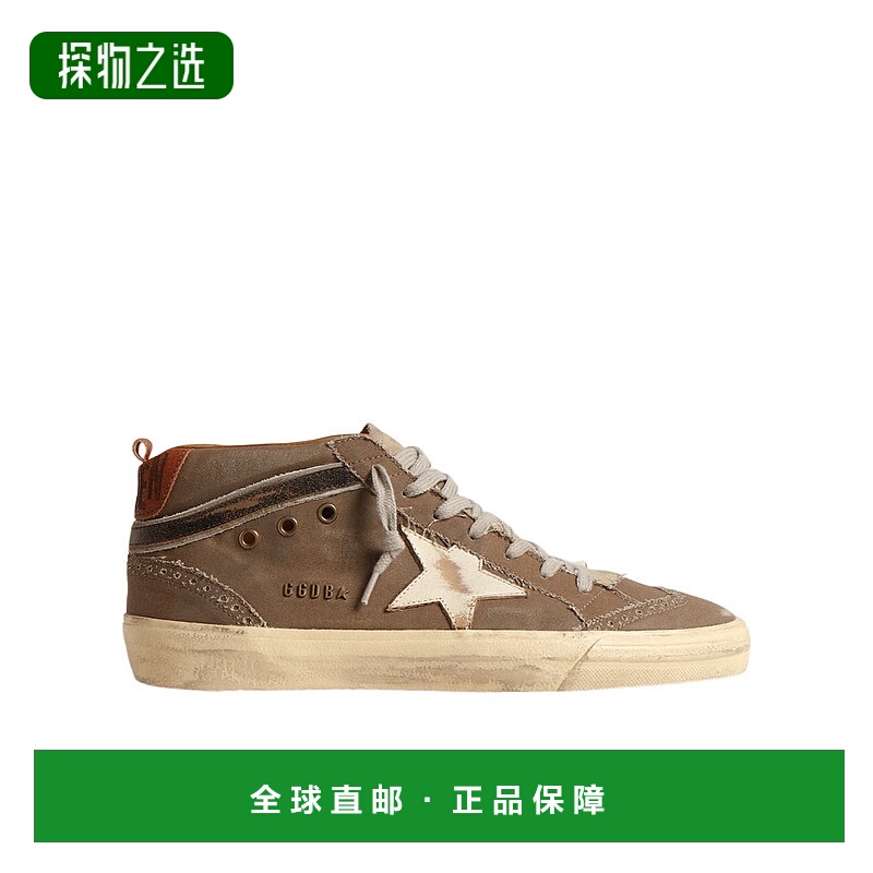 香港直邮Golden Goose Deluxe Brand Mid Star徽标休闲运动鞋 GMF
