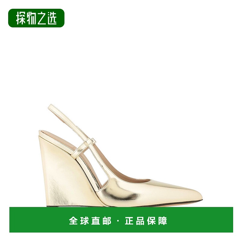 香港直邮THEORY 希尔瑞 女士 浅口鞋 metal金属色 舒适时尚