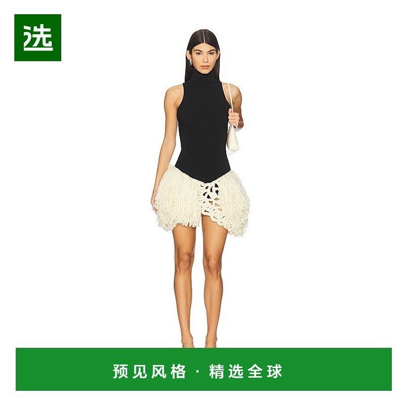 香港直邮magda butrym 女士 钩花连体衣 227925 black黑色 舒适时