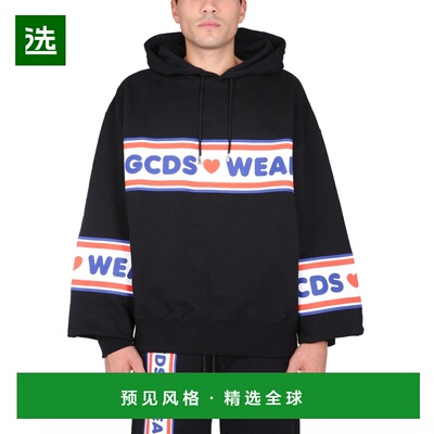 1h可退 香港直邮Gcds 男士 CUTE TAPE 徽标运动衫 CC94M150502