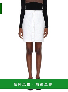 香港直邮Fendi 高腰牛仔半身裙 FLQ531AD9E时尚百搭 舒适 高级感