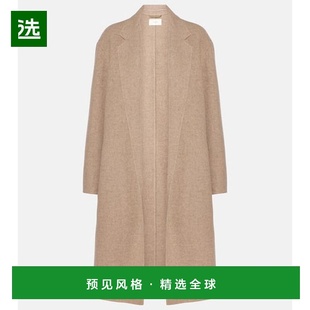 1h可退 香港直邮The Row 女士 Fedra 羊绒棉质大衣 beige米色 舒