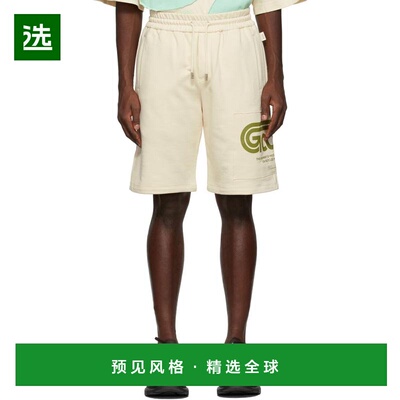 1h可退 【美国直邮】GCDS|米色生态常规运动短裤
