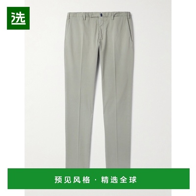 1h可退 香港直邮Slowear 男士 Venezia 1951 修身弹力棉质斜纹布