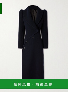 1h可退 香港直邮Alaïa 女士 羊毛大衣 AA9M1098T473B537MINUIT