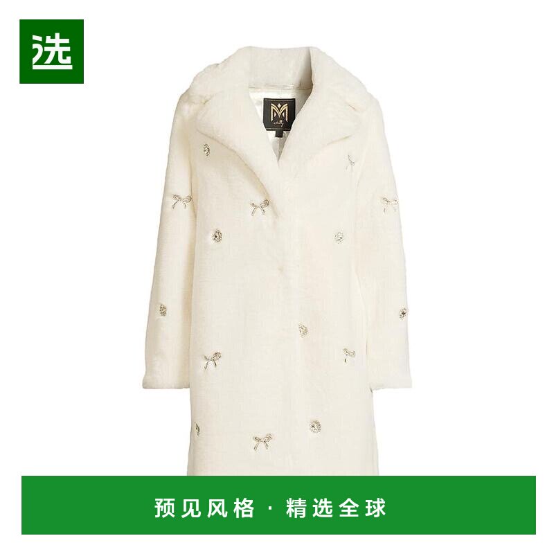 1h可退 【美国直邮】milly 女士 大衣皮草西装夹克