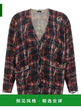 香港直邮R13 女士针织衫 R13WY198Y261ABLACKREDWHITEPLAID