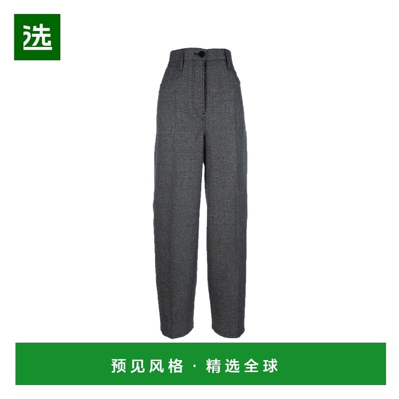 香港直邮PRADA 女士休闲裤 P265J15K5F0480 AW2025 灰色 PANTALON,女装/女士精品,休闲裤,淘宝优惠券,粉丝福利购,淘宝优惠卷