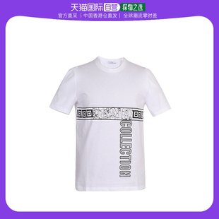 COLLECTION 男士 棉质圆领短袖 VJ00 香港直邮VERSACE T恤 V800683R
