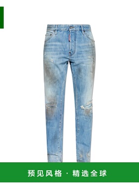 香港直邮DSQUARED2 男士牛仔裤 S74LB1917D30011470 SS2026