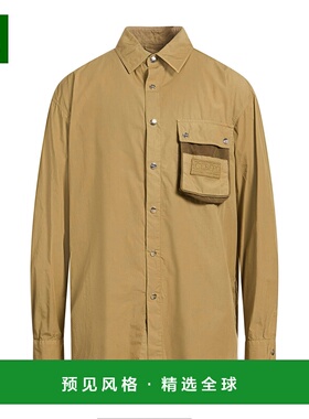 1h可退 香港直邮Iceberg 冰山 男士 纯色衬衫 green绿色 舒适时尚