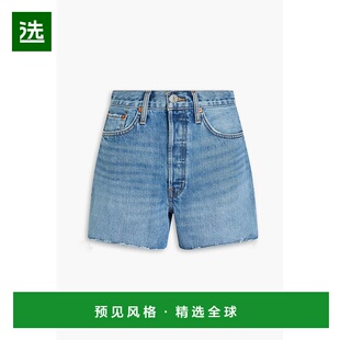 1h可退 香港直邮redone 女士 90s 磨破牛仔短裤 14804W9LOSLGMADE