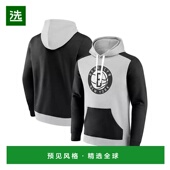 美国直邮 Brooklyn Fanatics 1h可退 男士 灰黑 Nets 北极色块