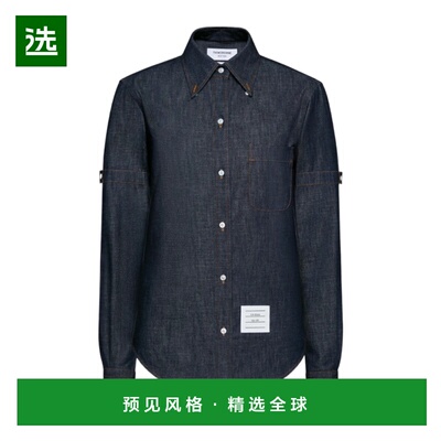 香港直邮THOM BROWNE 女士衬衫 FLL203OF1105415 SS2026 灰色