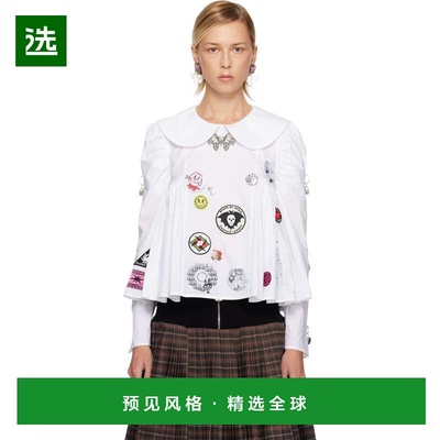 1h可退 香港直邮Chopova Lowena 女士 白色 Alibi 上装 2316