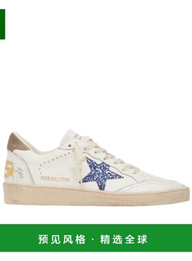 香港直邮Golden Goose Deluxe Brand Ballstar徽标系带运动鞋 80I