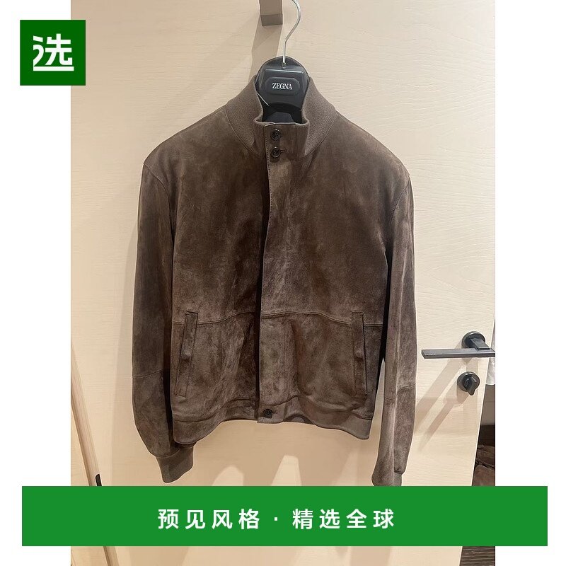 香港直邮Zegna 长袖皮质夹克 UGPSPA2G182