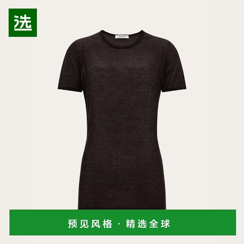 1h可退 欧洲直邮菲拉格慕 25秋冬 13H698 788107 女士 短袖T恤,女装/女士精品,T恤,淘宝优惠券,粉丝福利购,淘宝优惠卷