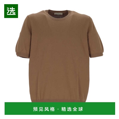香港直邮Gran Sasso 男士T恤 5713621810168 SS2026 棕色