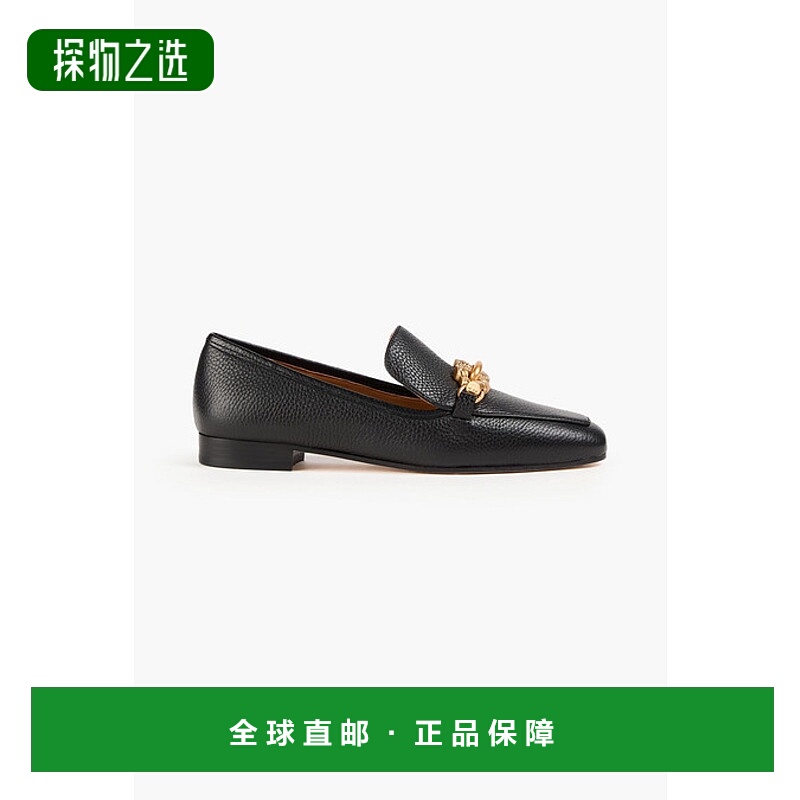 香港直邮Tory Burch 托里·伯奇 女士 Jessa 精饰织纹皮革乐福鞋