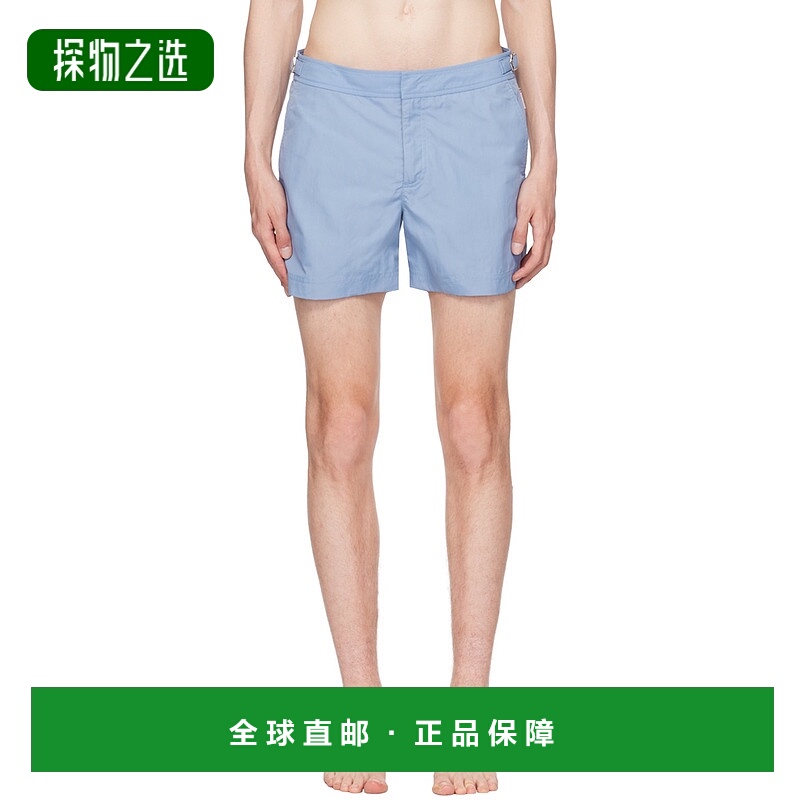 香港直邮Orlebar Brown 男士 蓝色 Setter 泳裤 279340三角