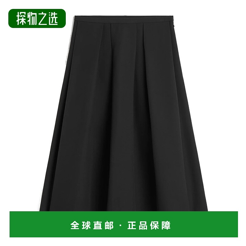 香港直邮Toteme A字半身裙 251-WRB0273-FB0324长裙伞裙a字裙