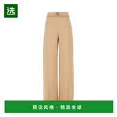 香港直邮Alberta Ferretti 女士 1h可退 浅褐色醋纤混纺长裤 A030