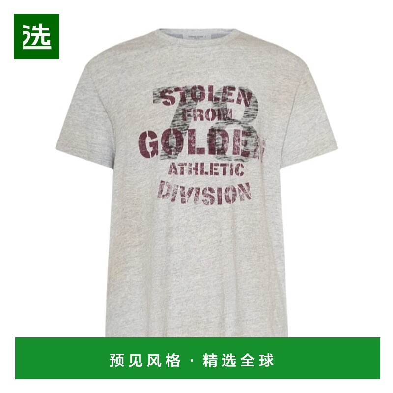 香港直邮Golden Goose Deluxe Brand 圆领印花T恤 80I-ZCN007
