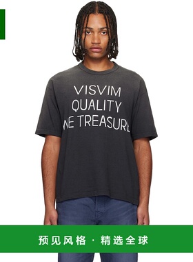 1h可退 香港直邮Visvim 维斯维木 男士 黑色 Jumbo T 恤 01252050