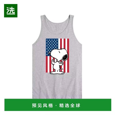 1h可退 【美国直邮】AIRWAVES|Hybrid Apparel Peanuts Flag 男式