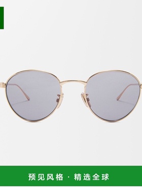 1h可退 欧洲直邮LOEWE/罗意威 男士灰白色金属太阳镜