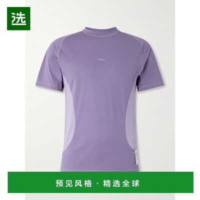 1h可退 香港直邮Satisfy 男士 AuraLite™ T‑Shirt 徽标印花再生高