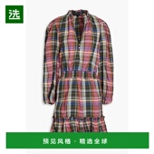 连衣裙格子时尚 1h可退 高端减 beard 女士 美国直邮 veronica