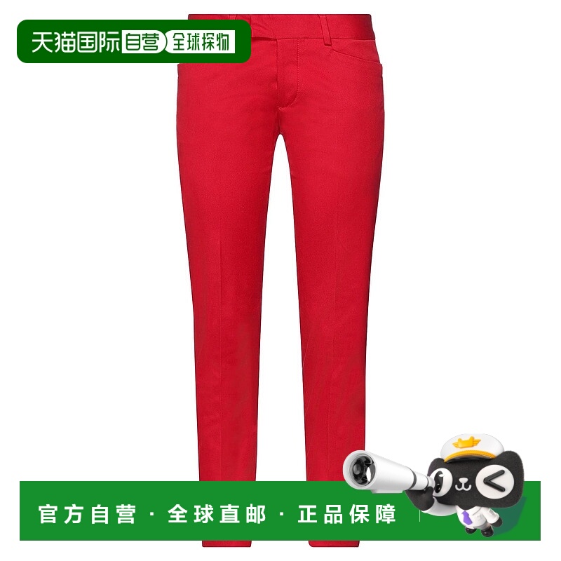 1h可退 香港直邮Dsquared2 二次方 女士 休闲长裤 red红色 舒适时