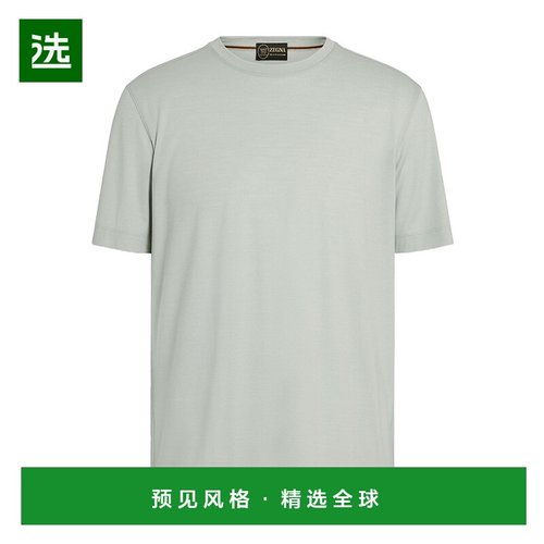 香港直邮Zegna Vellus Aureum T 恤 UFV97A9FV7VL8短袖