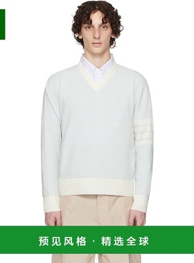 1h可退 香港直邮Thom Browne 汤姆·布朗 男士 蓝色 Textured Str