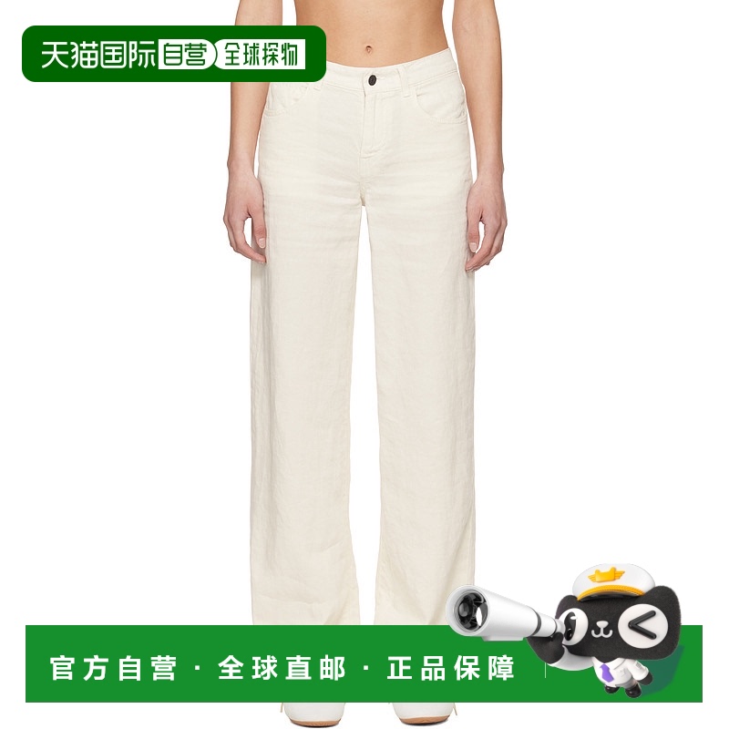 1h可退 香港直邮The Row 女士 灰白色 Eglitta 牛仔裤 6525W3654