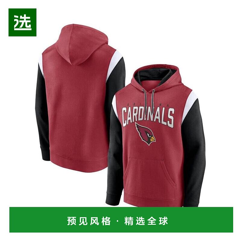 【美国直邮】Fanatics 男士红雀队战斗风格卫衣长袖连帽帽衫