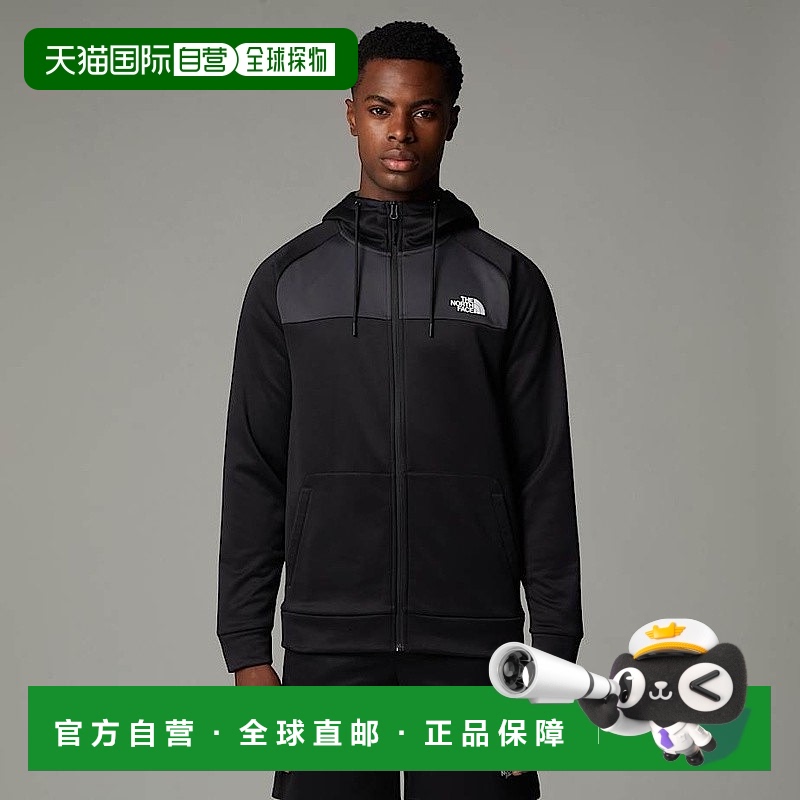 自营欧洲直邮北面Reaxion 男士拉链连帽衫TheNorthFace