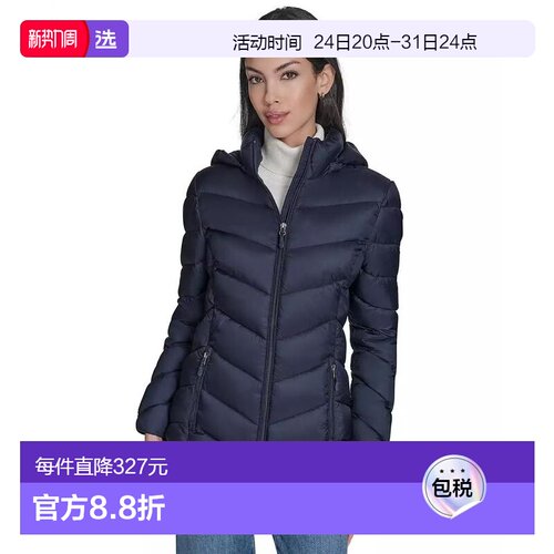 1h可退 【美国直邮】charter club 女士 羽绒服大衣