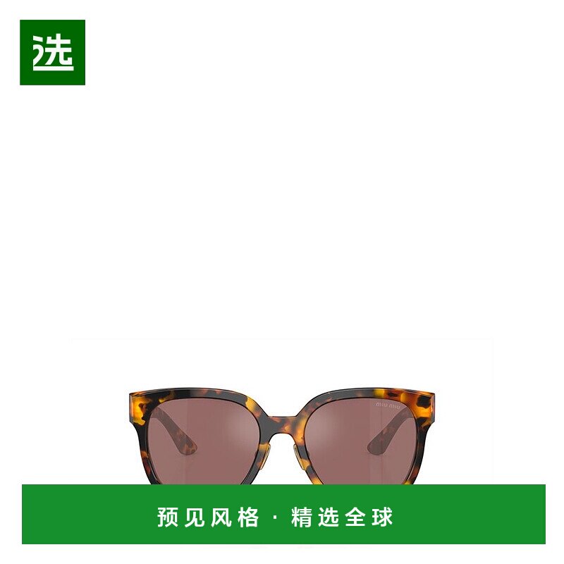 1h可退 香港直邮Miu Miu 缪缪 女士 全框太阳镜 MU01ZS brown棕色